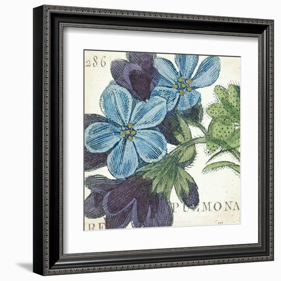 Blue Floral-Hugo Wild-Framed Art Print