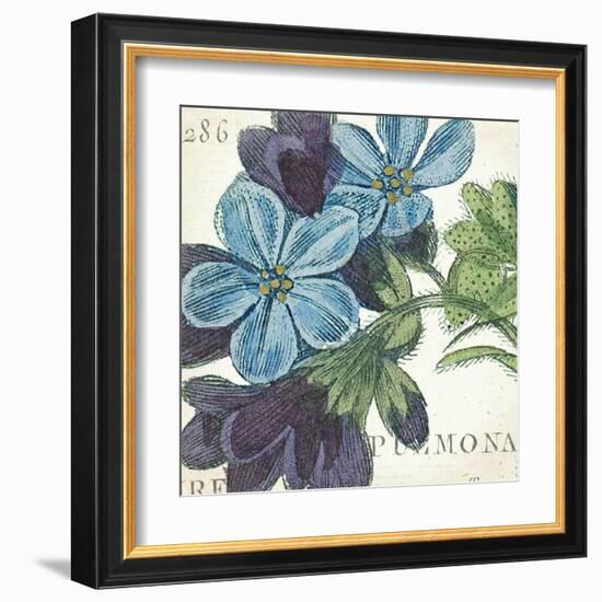 Blue Floral-Hugo Wild-Framed Art Print