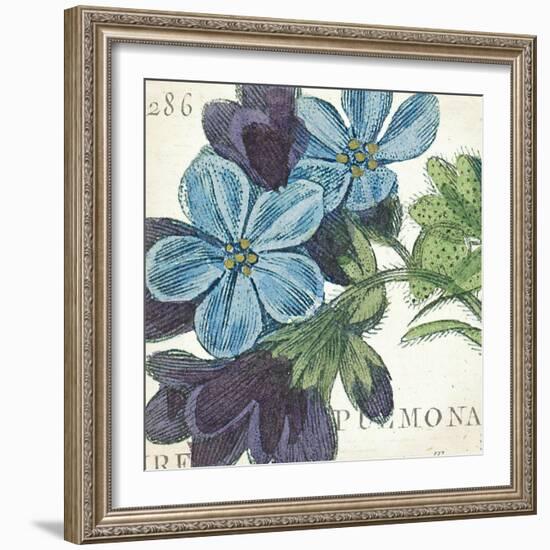 Blue Floral-Hugo Wild-Framed Art Print