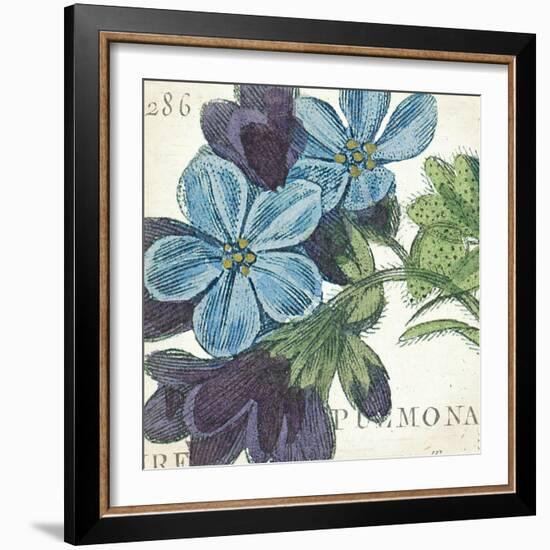 Blue Floral-Hugo Wild-Framed Art Print