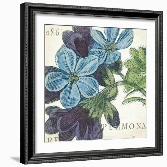 Blue Floral-Hugo Wild-Framed Art Print