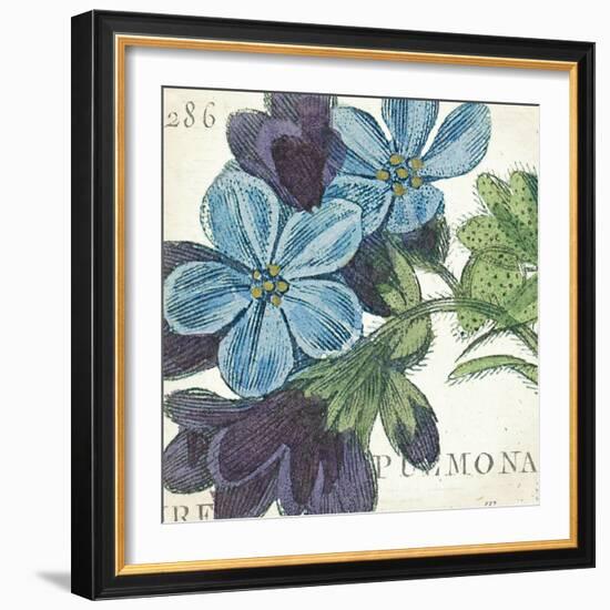 Blue Floral-Hugo Wild-Framed Art Print