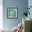 Blue Floral-Hope Smith-Framed Art Print displayed on a wall