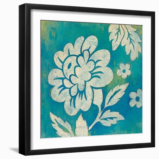 Blue Floral-Hope Smith-Framed Art Print