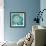 Blue Floral-Hope Smith-Framed Art Print displayed on a wall