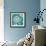 Blue Floral-Hope Smith-Framed Art Print displayed on a wall