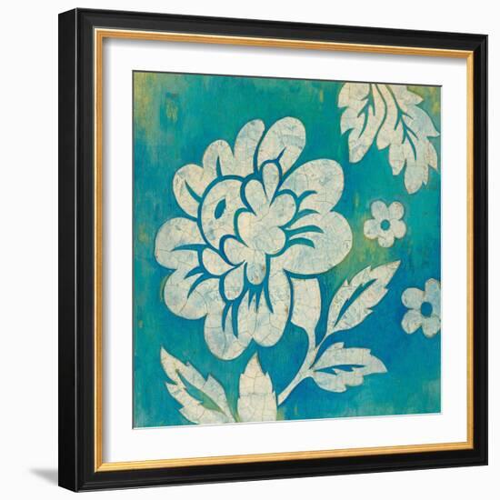 Blue Floral-Hope Smith-Framed Art Print