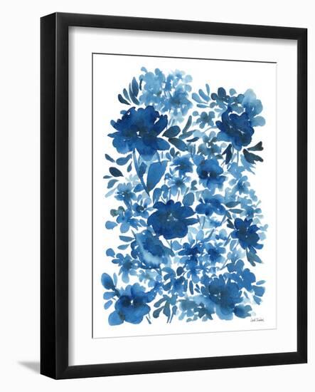 Blue Floral-Leslie Trimbach-Framed Art Print