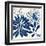 Blue Floralesque 1-Bella Dos Santos-Framed Art Print