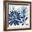 Blue Floralesque 1-Bella Dos Santos-Framed Art Print