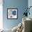 Blue Floralesque 2-Bella Dos Santos-Framed Art Print displayed on a wall