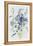 Blue Florals I-Asia Jensen-Framed Stretched Canvas