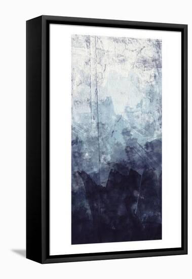 Blue Flow 1-Alicia Vidal-Framed Stretched Canvas