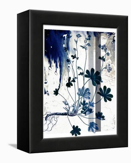 Blue Flower 02-Flora Danica-Framed Stretched Canvas