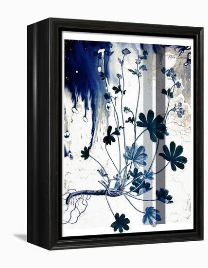 Blue Flower 02-Flora Danica-Framed Stretched Canvas