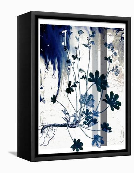 Blue Flower 02-Flora Danica-Framed Stretched Canvas