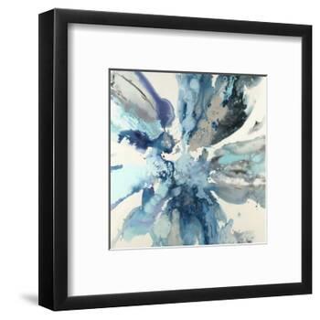 Blue Flower Explosion-Randy Hibberd-Framed Art Print