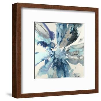 Blue Flower Explosion-Randy Hibberd-Framed Art Print