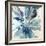 Blue Flower Explosion-Randy Hibberd-Framed Art Print