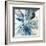 Blue Flower Explosion-Randy Hibberd-Framed Art Print