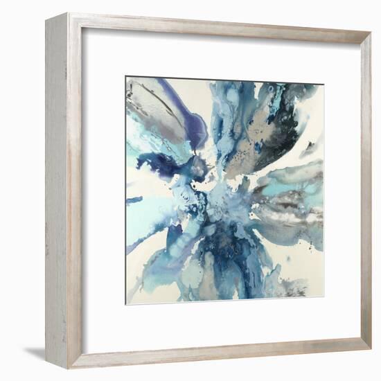 Blue Flower Explosion-Randy Hibberd-Framed Art Print