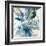 Blue Flower Explosion-Randy Hibberd-Framed Art Print