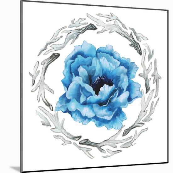 Blue Flower I-Elizabeth Medley-Mounted Photographic Print