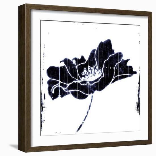 Blue Flower Mate-Jace Grey-Framed Art Print