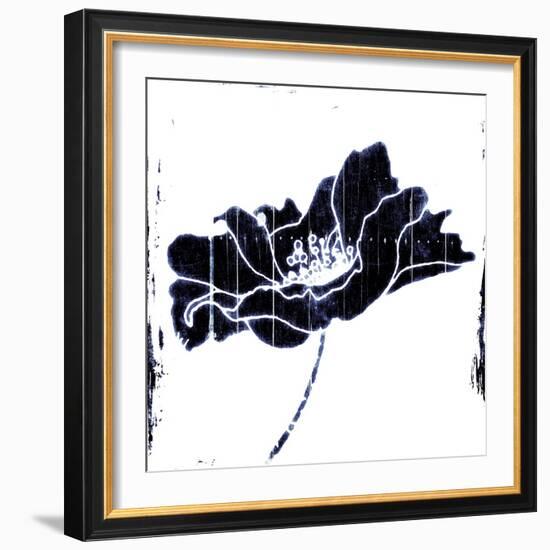 Blue Flower Mate-Jace Grey-Framed Art Print