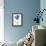 Blue Flower Stem I-Stellar Design Studio-Framed Stretched Canvas displayed on a wall