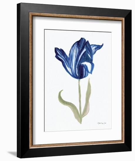 Blue Flower Stem I-Stellar Design Studio-Framed Art Print