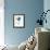Blue Flower Stem I-Stellar Design Studio-Framed Art Print displayed on a wall