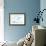 Blue Flower Toss-Angela Bawden-Framed Premium Giclee Print displayed on a wall