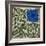 Blue Flower Watercolor Tile Design by William de Morgan-Stapleton Collection-Framed Giclee Print