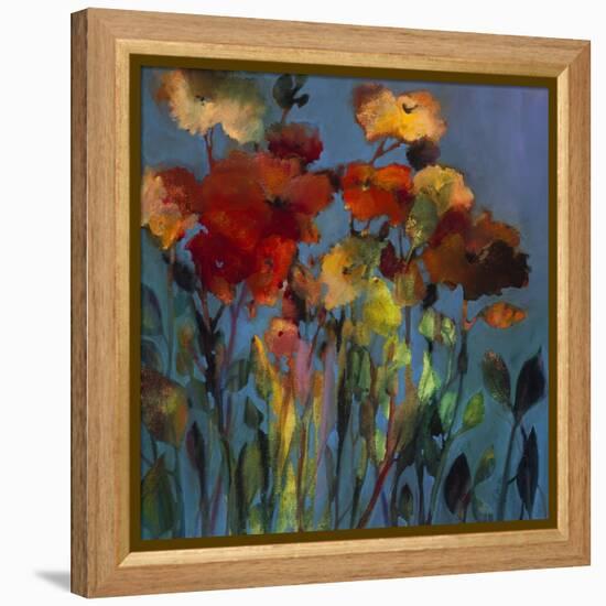 Blue Flower-Michelle Abrams-Framed Premier Image Canvas