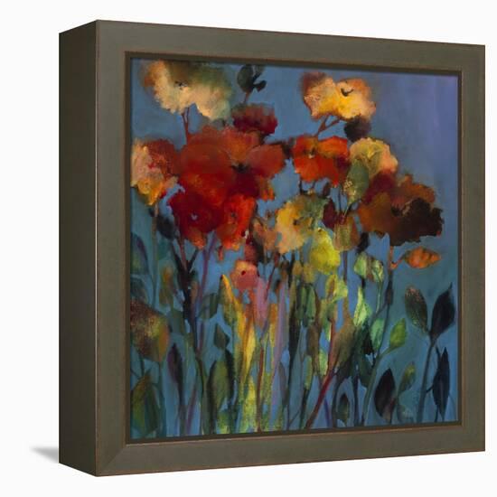 Blue Flower-Michelle Abrams-Framed Premier Image Canvas