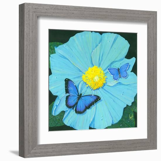 Blue Flower-Scott Westmoreland-Framed Art Print