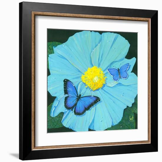 Blue Flower-Scott Westmoreland-Framed Art Print