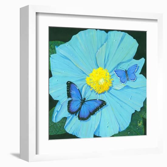 Blue Flower-Scott Westmoreland-Framed Art Print