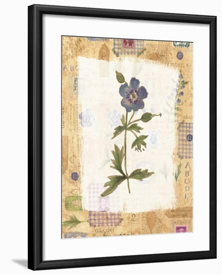 Blue Flower-Hope Street Designs-Framed Giclee Print