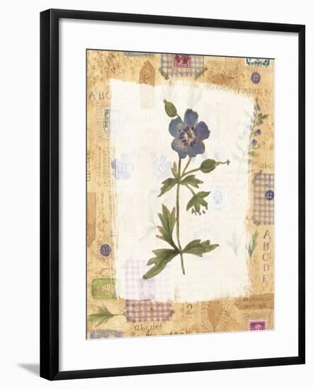 Blue Flower-Hope Street Designs-Framed Giclee Print