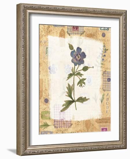 Blue Flower-Hope Street Designs-Framed Giclee Print