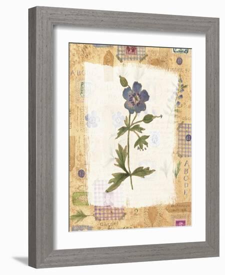 Blue Flower-Hope Street Designs-Framed Giclee Print