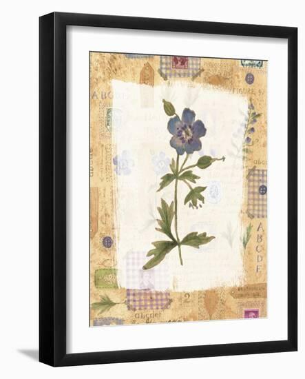 Blue Flower-Hope Street Designs-Framed Giclee Print