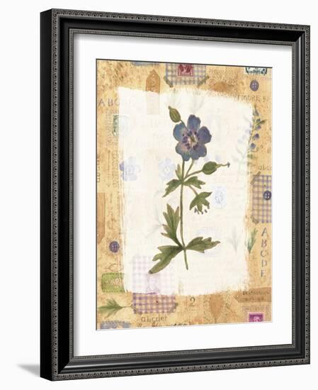 Blue Flower-Hope Street Designs-Framed Giclee Print