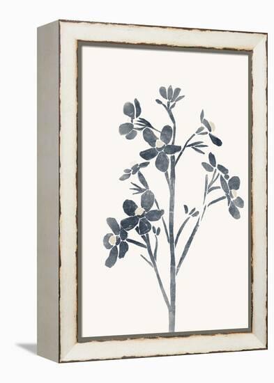 Blue Flowers 1-Yuyu Pont-Framed Stretched Canvas