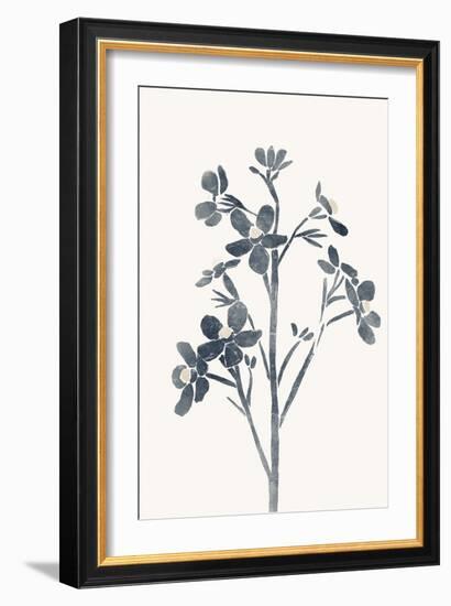 Blue Flowers 1-Yuyu Pont-Framed Premium Giclee Print