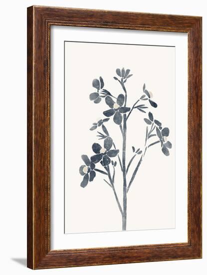 Blue Flowers 1-Yuyu Pont-Framed Art Print
