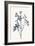 Blue Flowers 1-Yuyu Pont-Framed Art Print