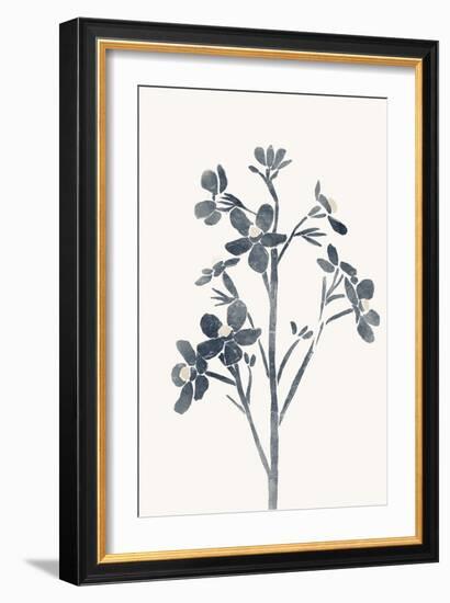 Blue Flowers 1-Yuyu Pont-Framed Art Print